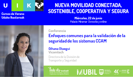 The Mobility and Logistics Cluster organizes, together with the UPV/EHU, the summer course «New connected, sustainable, cooperative and safe mobility».