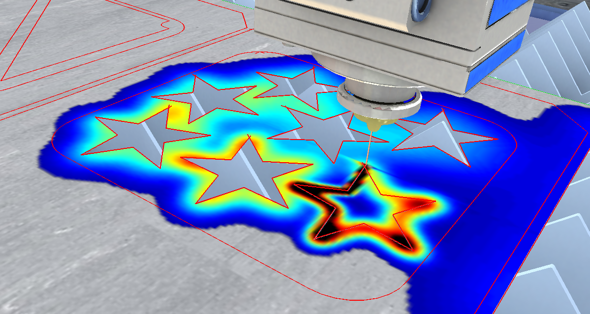 Lantek-ek eta Vicomtech-ek 3D simulazio interaktiboa xaflaren mozketaren prozesu termikora daramate BeroSim proiektuarekin