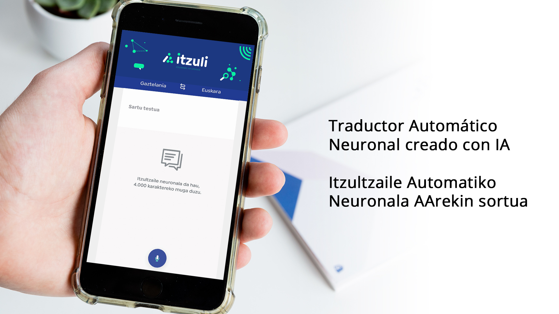 Itzultzaile Automatiko Neuronala Adimen artifizialarekin sortua