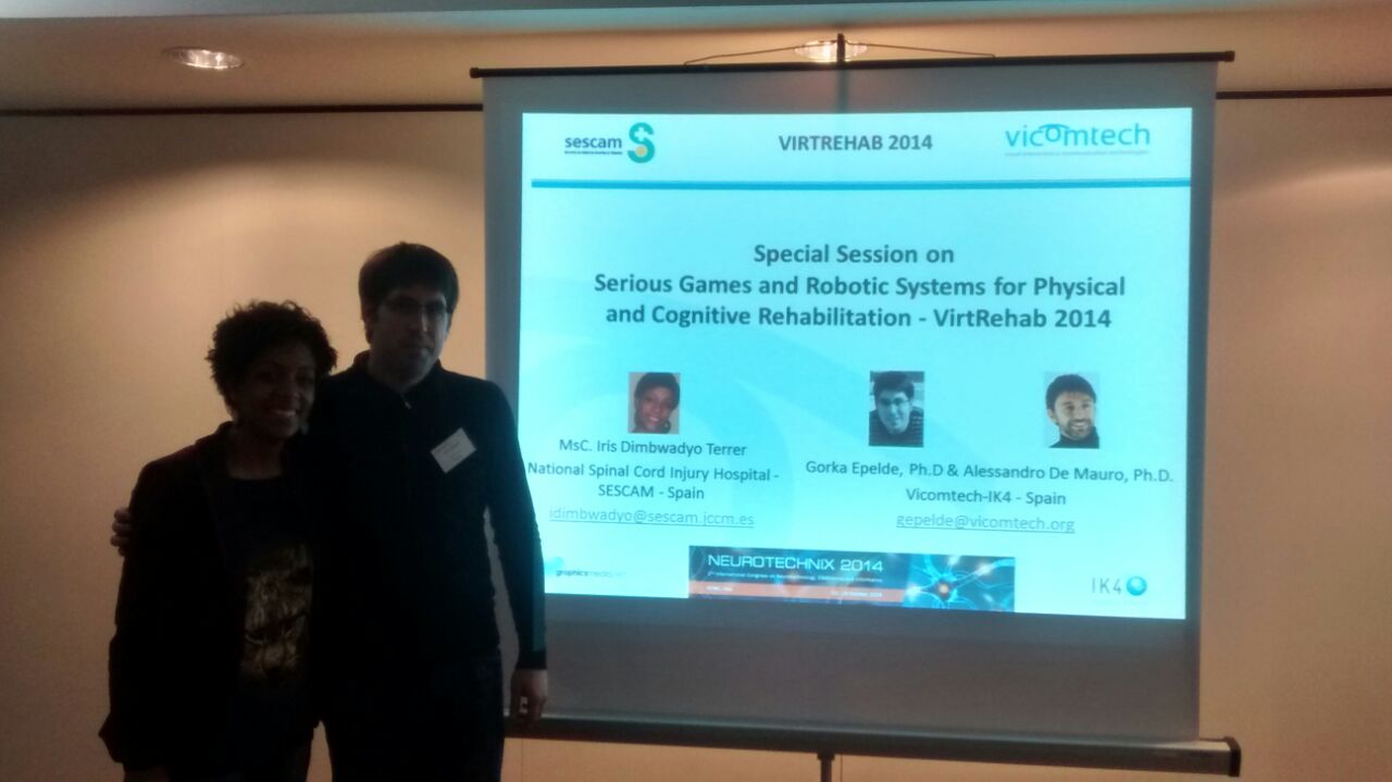 Sesión Especial en Juegos Serios y Sistemas Robóticos para la Rehabilitación Física y Cognitiva – VirtRehab 2014