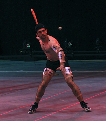 Pelota players’ motion capture with EU technology