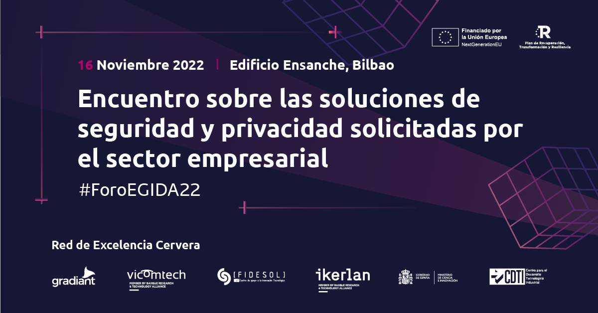 #foroEGIDA Encuentro sobre las soluciones de seguridad y privacidad solicitadas por el sector empresarial