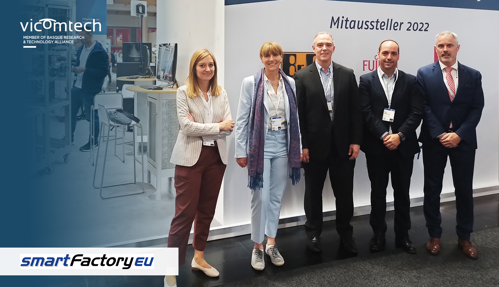 Vicomtech participates in the prestigious Hannover Messe 2022 with its partner SmartFactory-KL