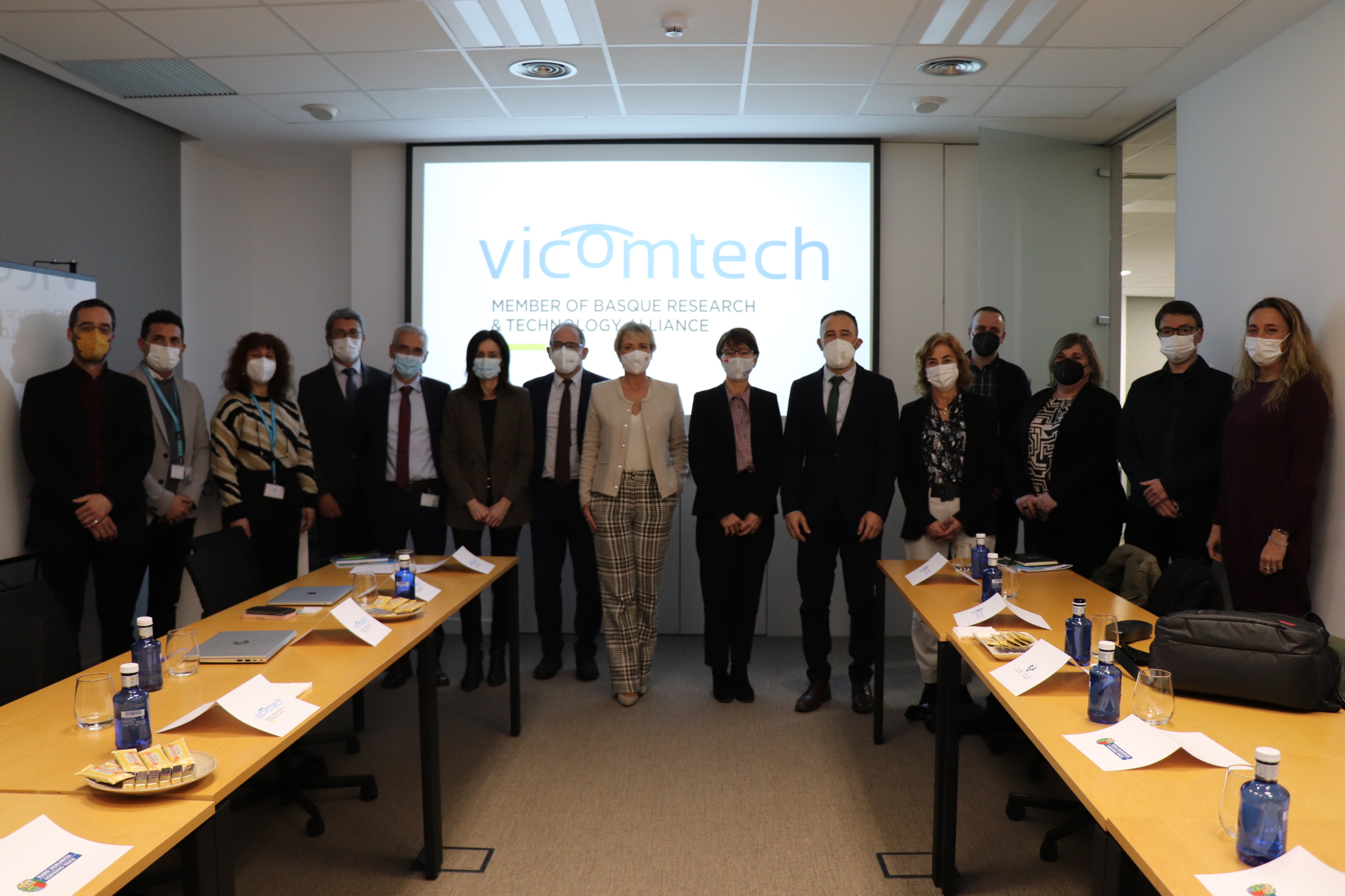 Institutional visit to the Vicomtech headquarters to learn about the capabilities of Artificial Intelligence in language