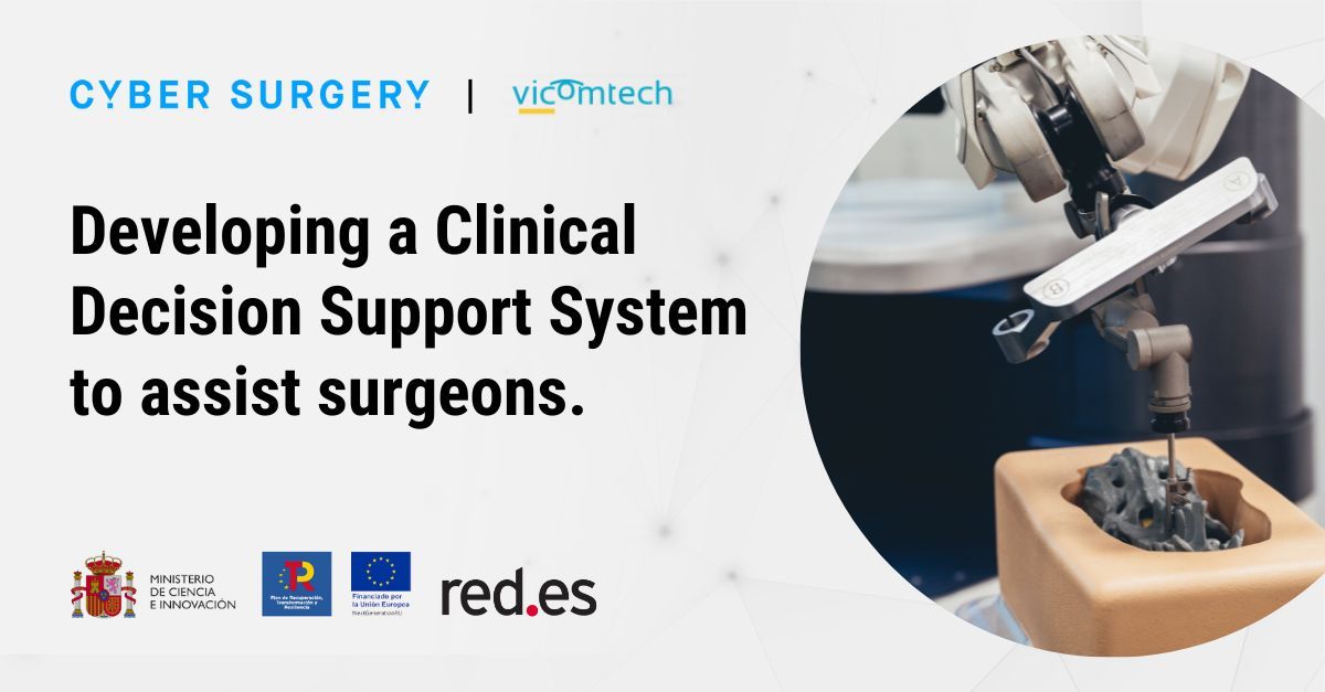 Vicomtech colabora con Cyber Surgery en el proyecto SURAI, avanzando hacia un sistema inteligente de apoyo a la decisión quirúrgica