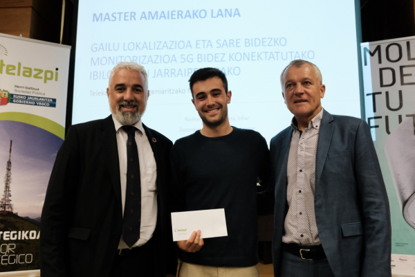 The Bilbao School of Engineering awards Vicomtech researcher Inhar Yeregui with the best Master's Thesis in the field of Telecommunications
