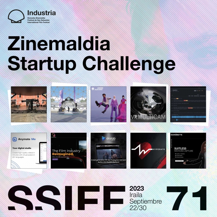 Ten projects based on metaverse, artificial intelligence, machine learning and augmented reality, among others, will compete in the Zinemaldia Startup Challenge.