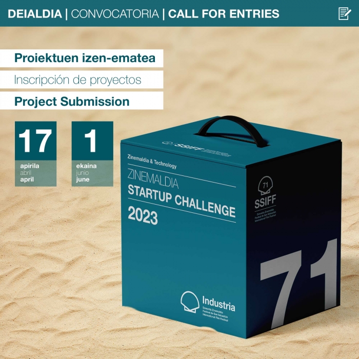 Abierta la quinta convocatoria de Zinemaldia Startup Challenge, dirigida a personas emprendedoras y ‘startups’ estatales y europeas