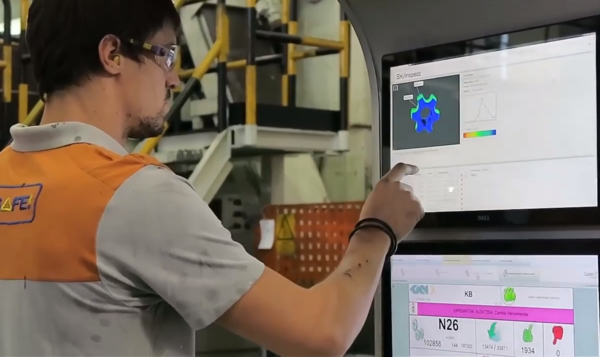 Measurement of complex surfaces in industrial plants